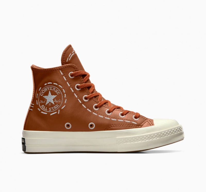 Converse Chuck 70 Bold Stitch Tawny Owl / Tawny Owl / Egret | 046281CNG