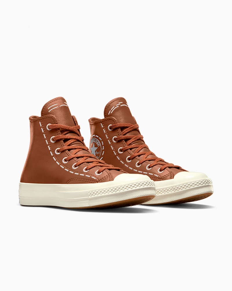 Converse Chuck 70 Bold Stitch Tawny Owl / Tawny Owl / Egret | 657219HGI