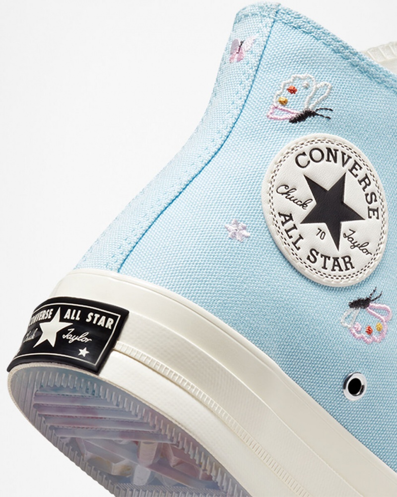 Converse Chuck 70 Butterfly Wings Blauw Zwart | 695813JVA