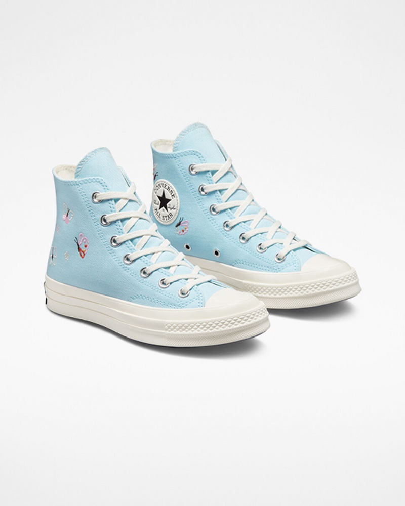 Converse Chuck 70 Butterfly Wings Blauw Zwart | 695813JVA