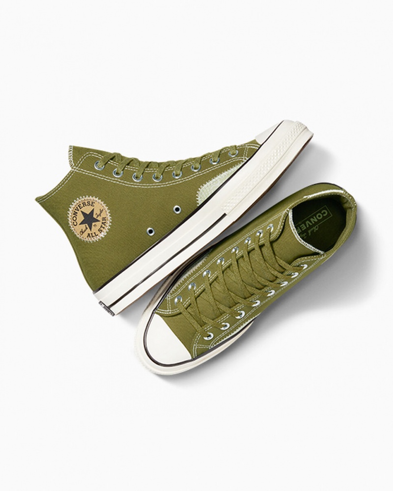 Converse Chuck 70 Crafted Ollie Patch Groen Groen | 528109TQY