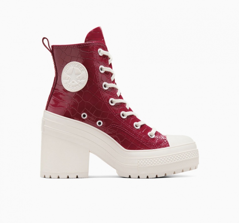 Converse Chuck 70 De Luxe Heel Embossed Cabernet / Cabernet / Egret | 120634UJP