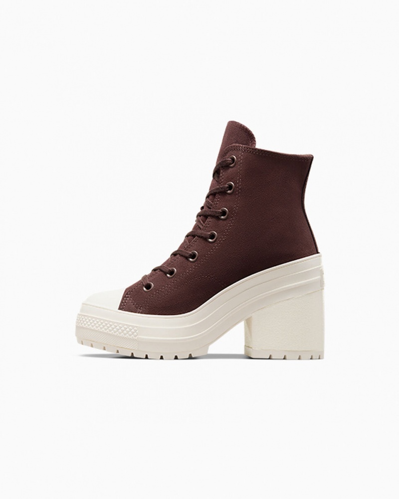 Converse Chuck 70 De Luxe Heel Suede Bruin | 184623OYL