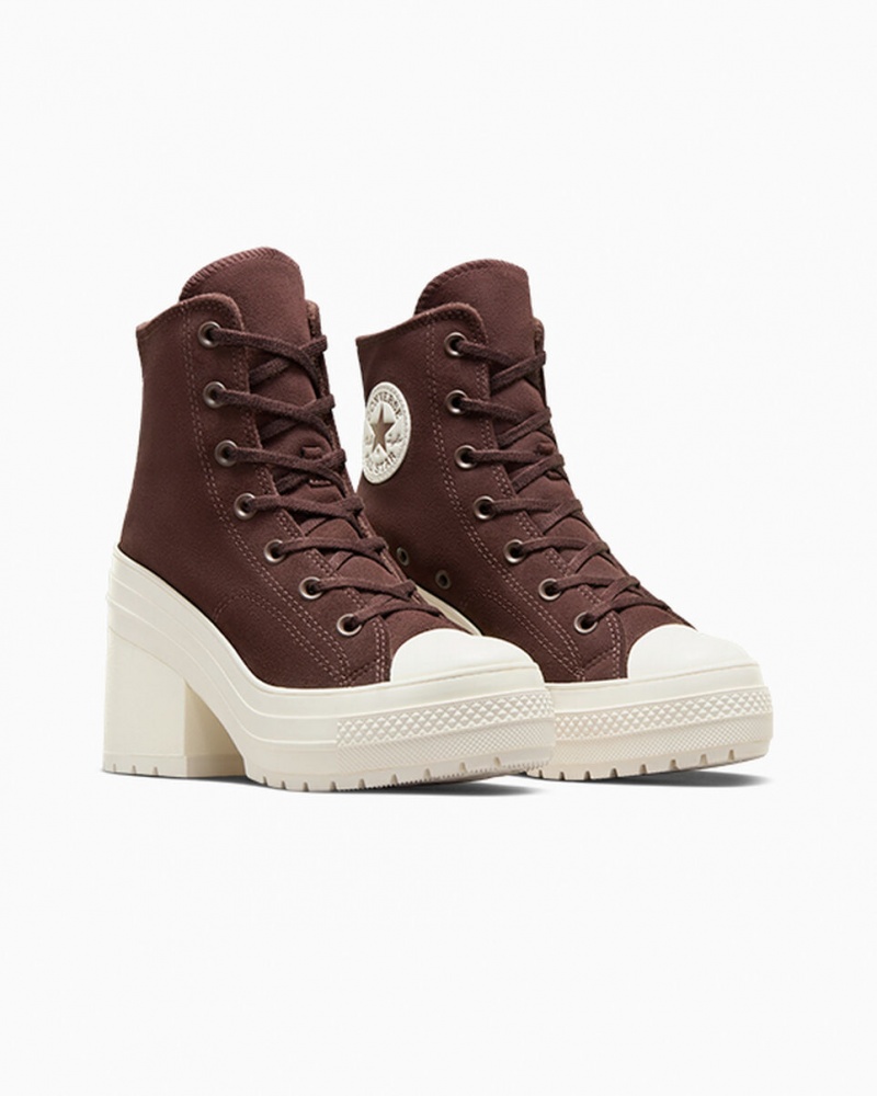 Converse Chuck 70 De Luxe Heel Suede Bruin | 184623OYL