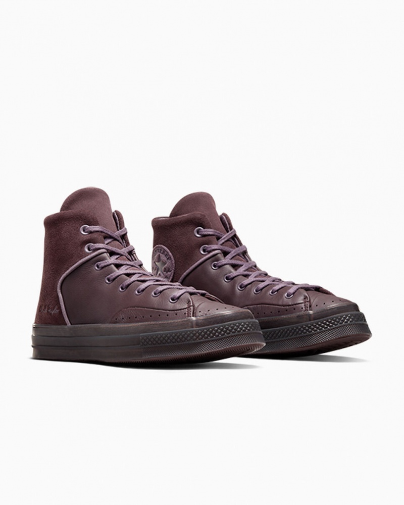 Converse Chuck 70 Marquis Leren Grijs | 216984DSM