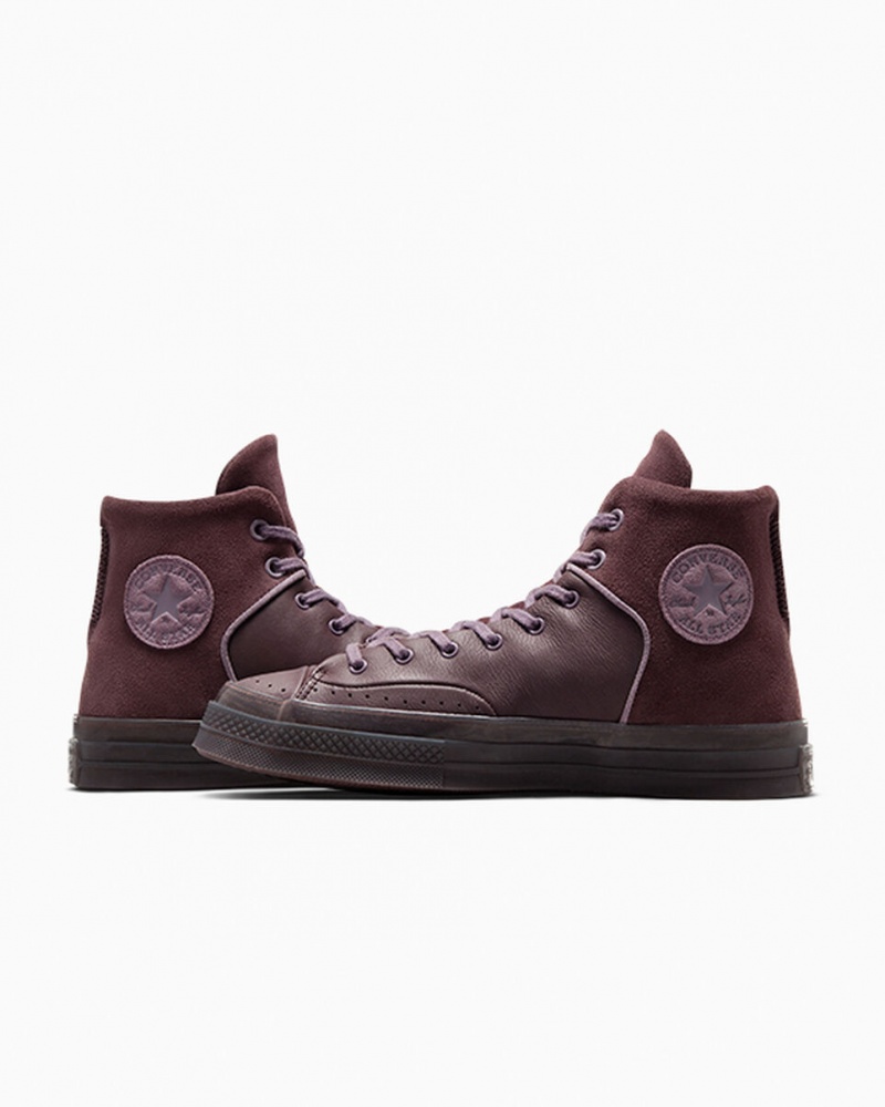 Converse Chuck 70 Marquis Leren Grijs | 216984DSM