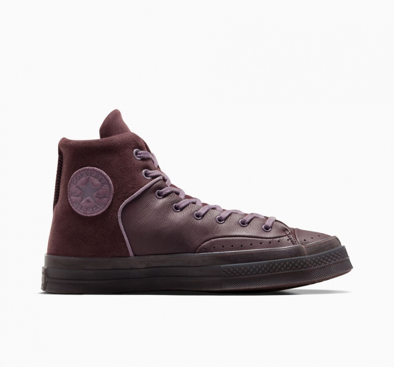 Converse Chuck 70 Marquis Leren Grijs | 216984DSM