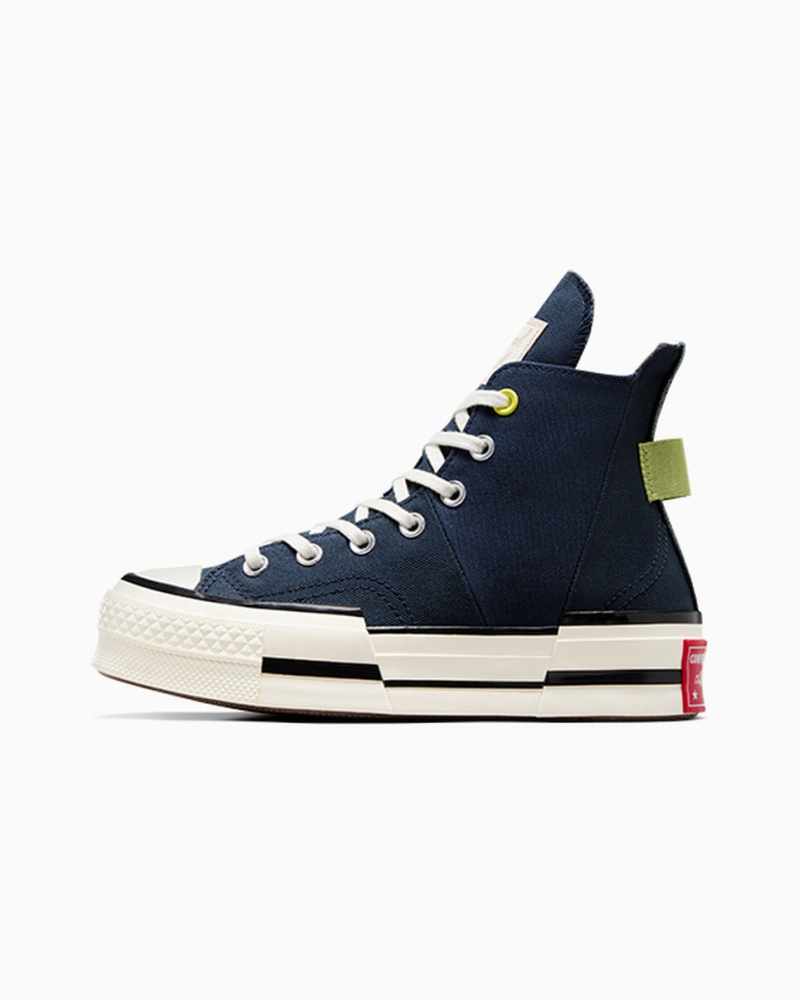 Converse Chuck 70 Plus Heel Loop Donkerblauw Zwart | 397260CHQ