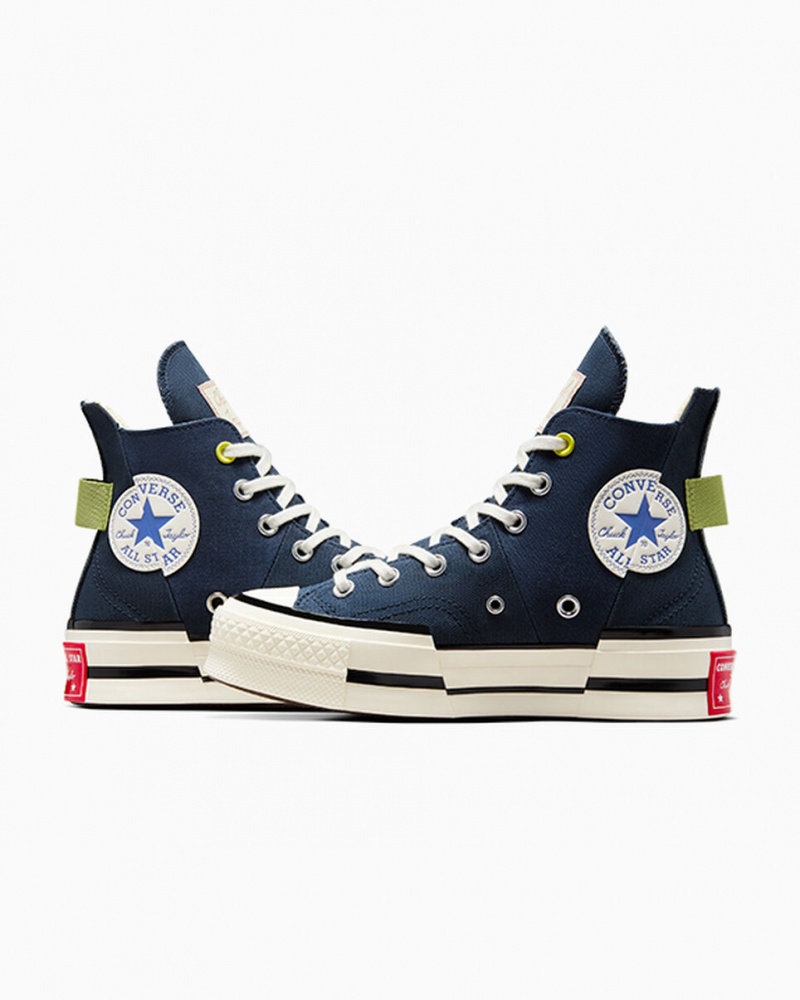 Converse Chuck 70 Plus Heel Loop Donkerblauw Zwart | 397260CHQ