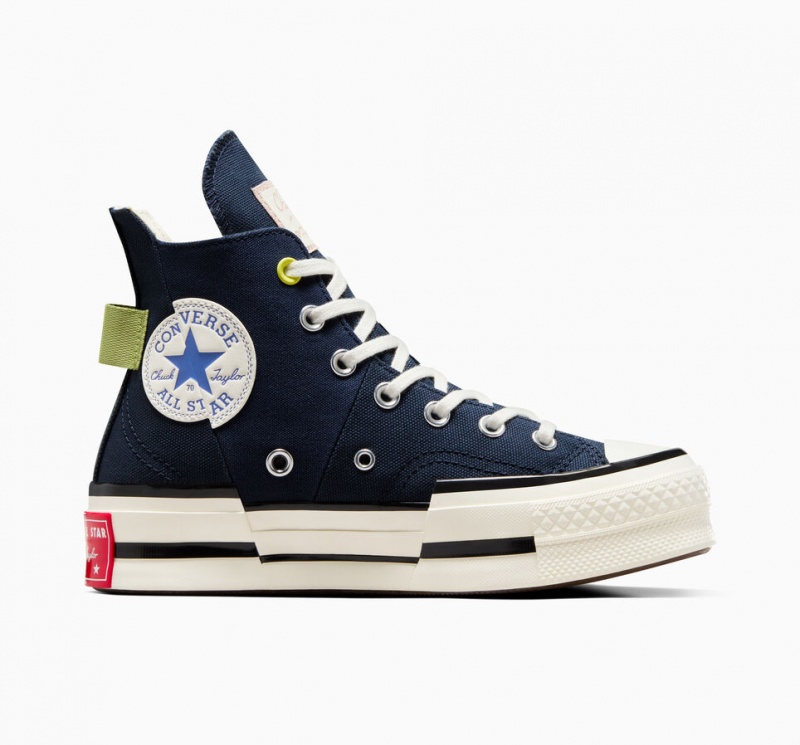 Converse Chuck 70 Plus Heel Loop Donkerblauw Zwart | 178639OIV