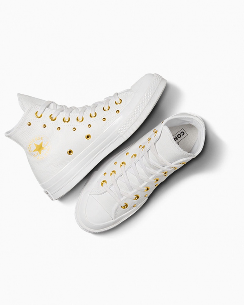 Converse Chuck 70 Star Studded Wit Wit Goud | 145369INY