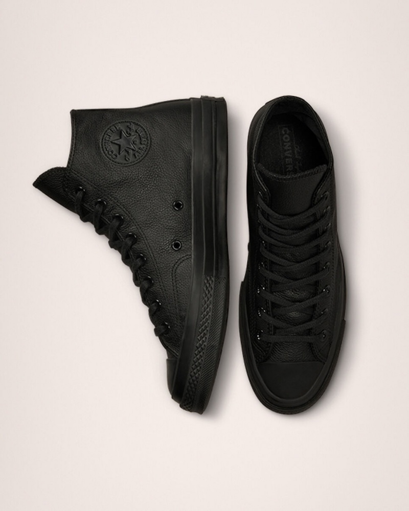 Converse Chuck 70 Tonal Leren Zwart Zwart Zwart | 192870BJQ