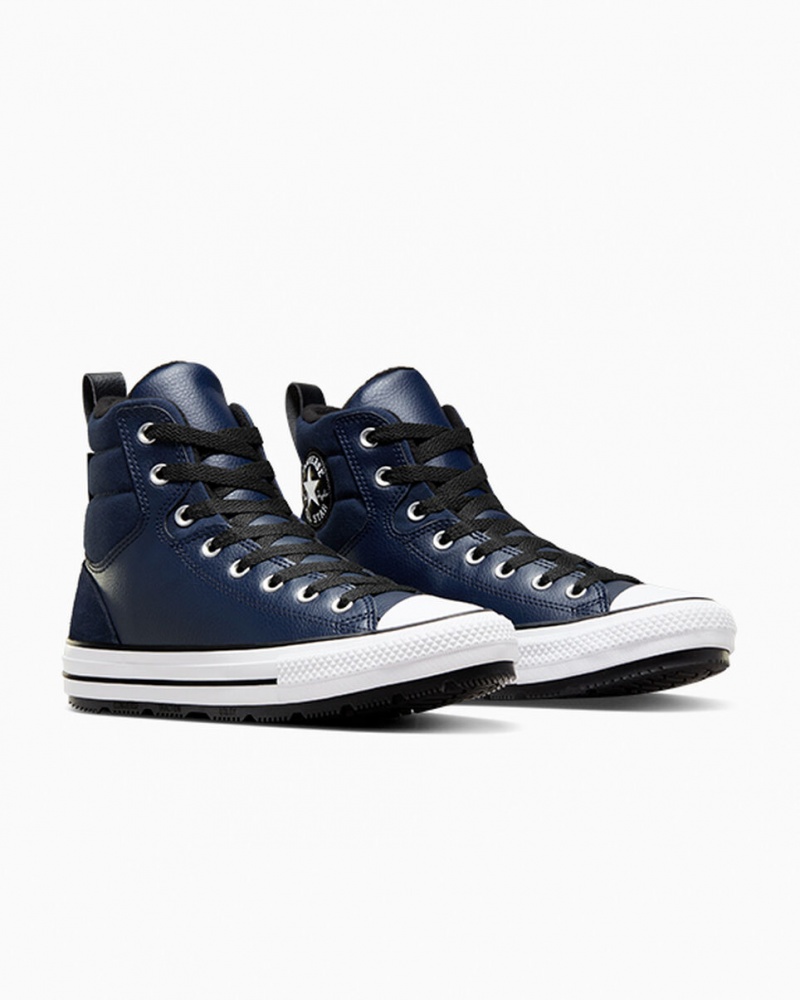 Converse Chuck Taylor All Star Berkshire Boot Obsidian Zwart Wit | 872190CUV