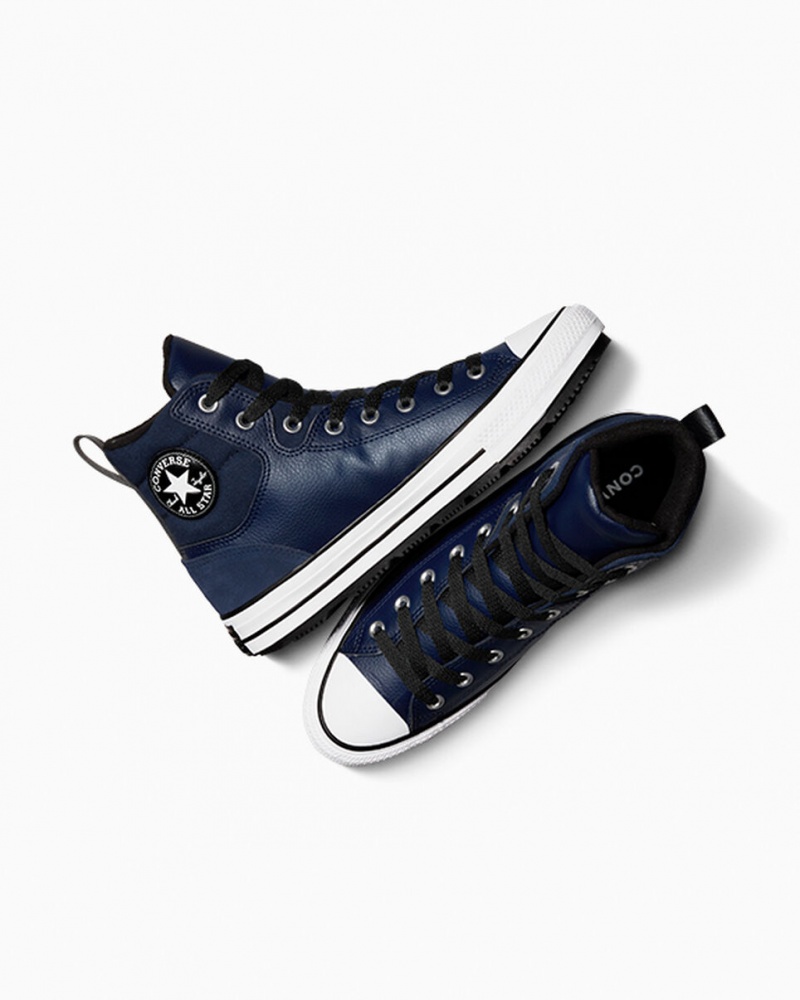 Converse Chuck Taylor All Star Berkshire Boot Obsidian Zwart Wit | 872190CUV