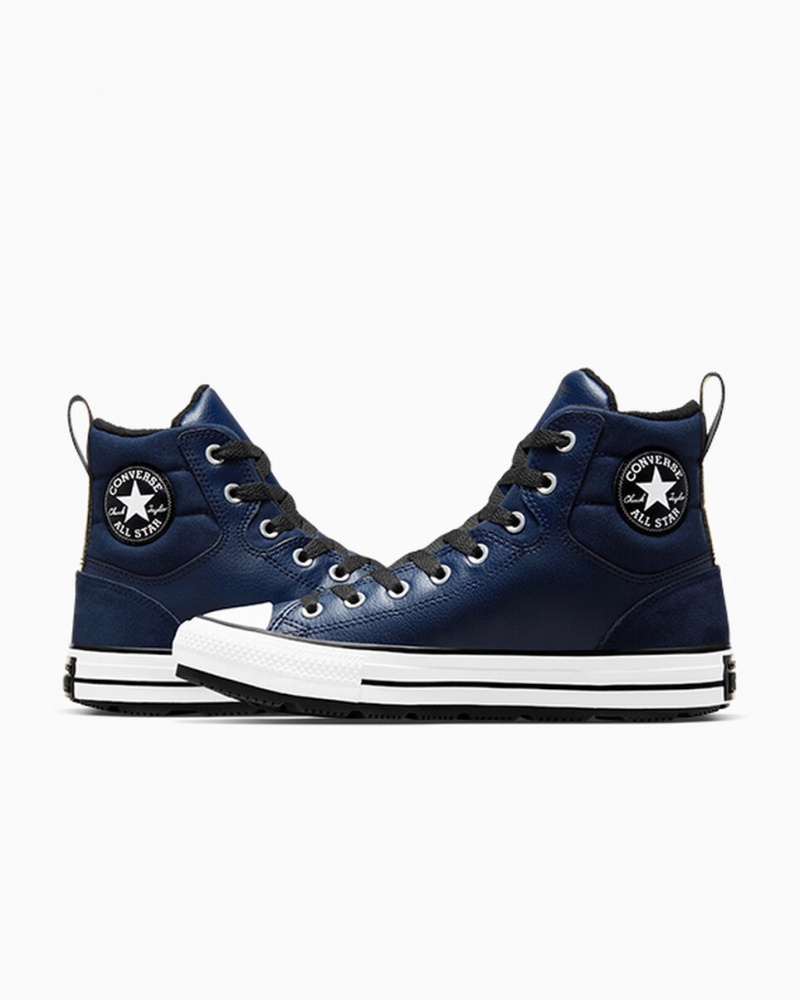 Converse Chuck Taylor All Star Berkshire Boot Obsidian Zwart Wit | 872190CUV