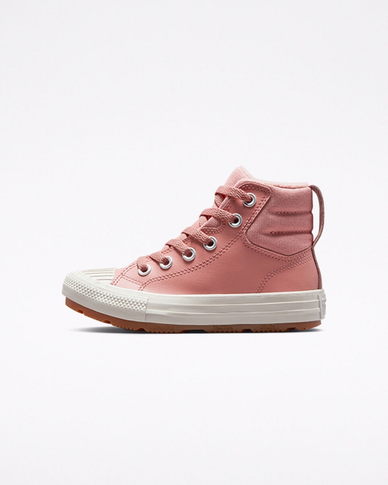 Converse Chuck Taylor All Star Berkshire Boot Leren Roze Roze | 056182LKH