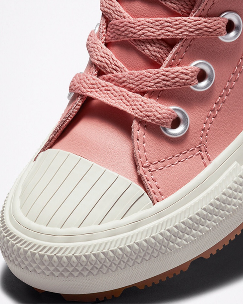 Converse Chuck Taylor All Star Berkshire Boot Leren Roze Roze | 056182LKH