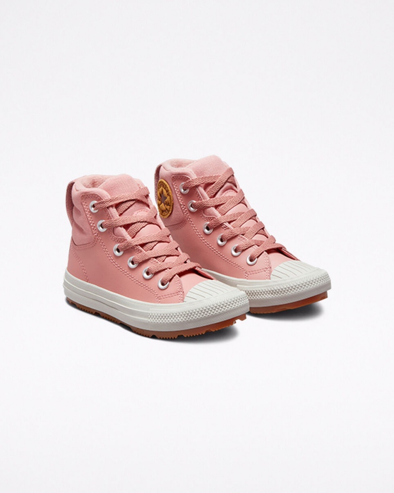 Converse Chuck Taylor All Star Berkshire Boot Leren Roze Roze | 056182LKH