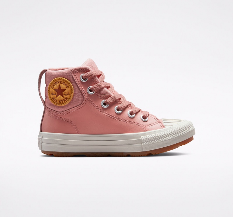 Converse Chuck Taylor All Star Berkshire Boot Leren Roze Roze | 056182LKH