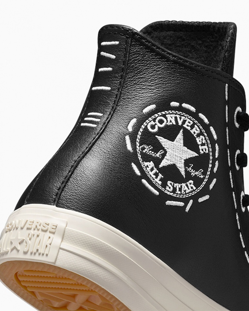 Converse Chuck Taylor All Star Bold Stitch Zwart Zwart | 871964UON