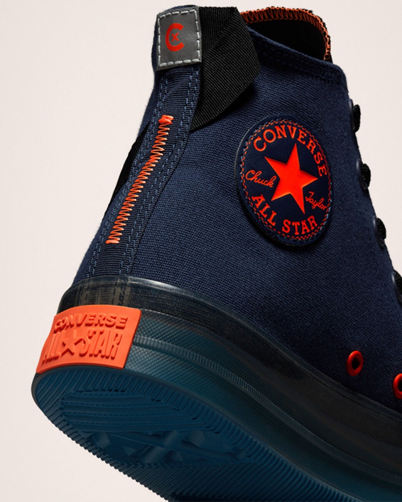 Converse Chuck Taylor All Star CX Stretch Canvas Donkerblauw Zwart Mango | 345167RMI