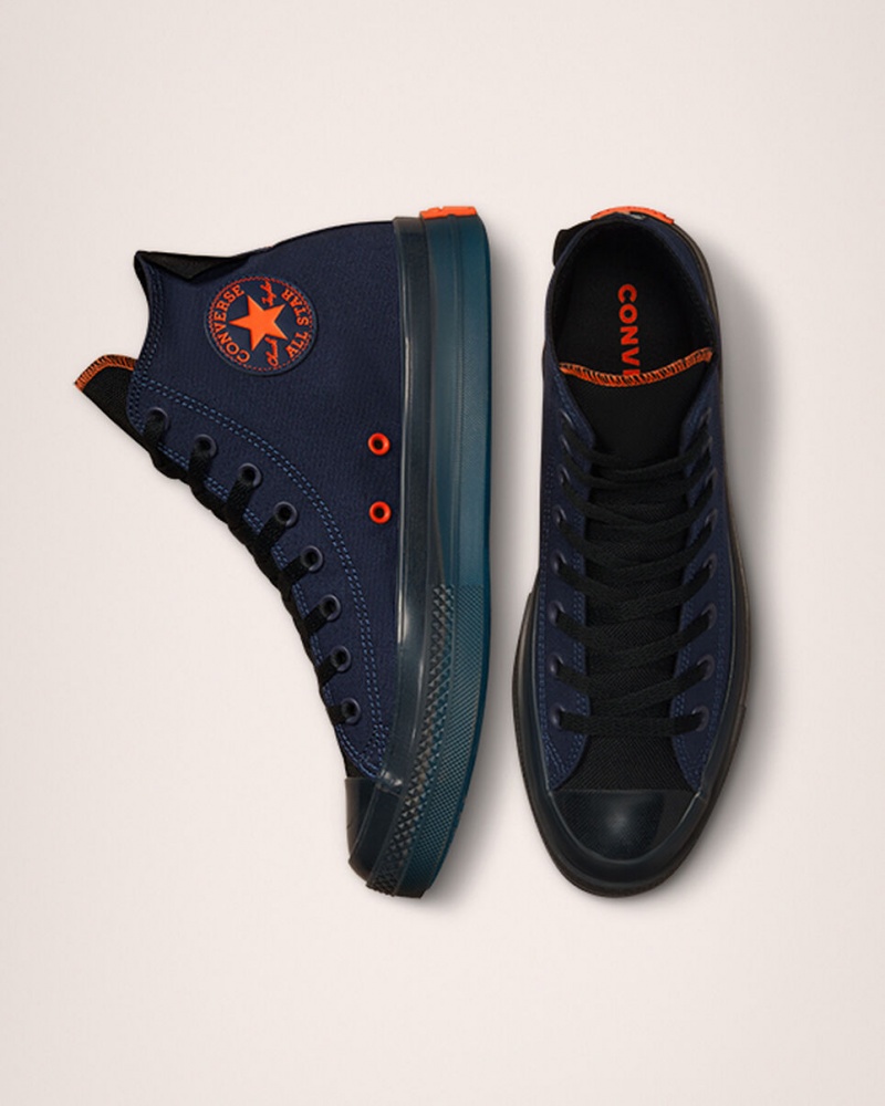 Converse Chuck Taylor All Star CX Stretch Canvas Donkerblauw Zwart Mango | 345167RMI