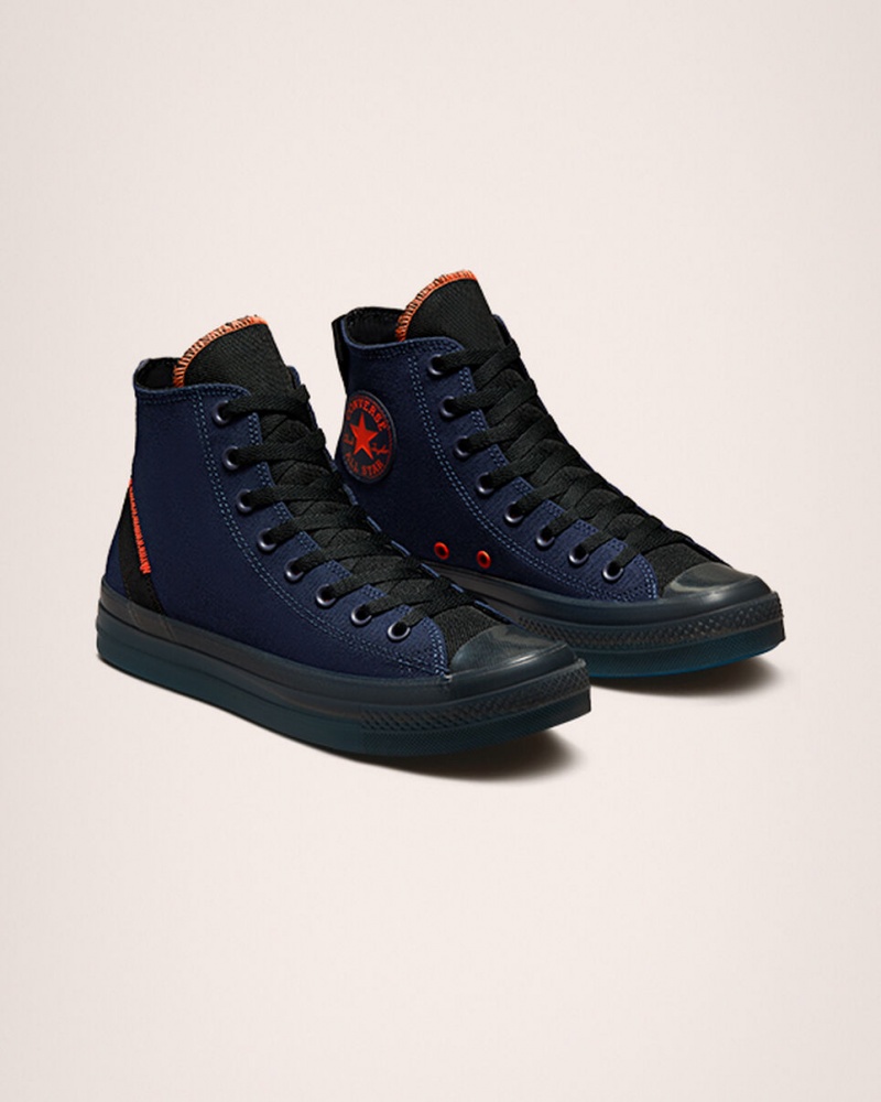 Converse Chuck Taylor All Star CX Stretch Canvas Donkerblauw Zwart Mango | 345167RMI