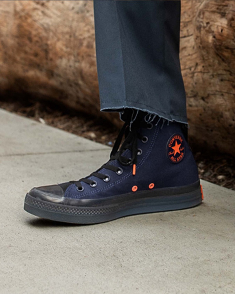 Converse Chuck Taylor All Star CX Stretch Canvas Donkerblauw Zwart Mango | 345167RMI