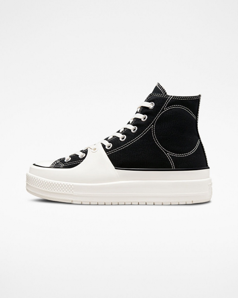 Converse Chuck Taylor All Star Construct Zwart Wit | 956370FLT