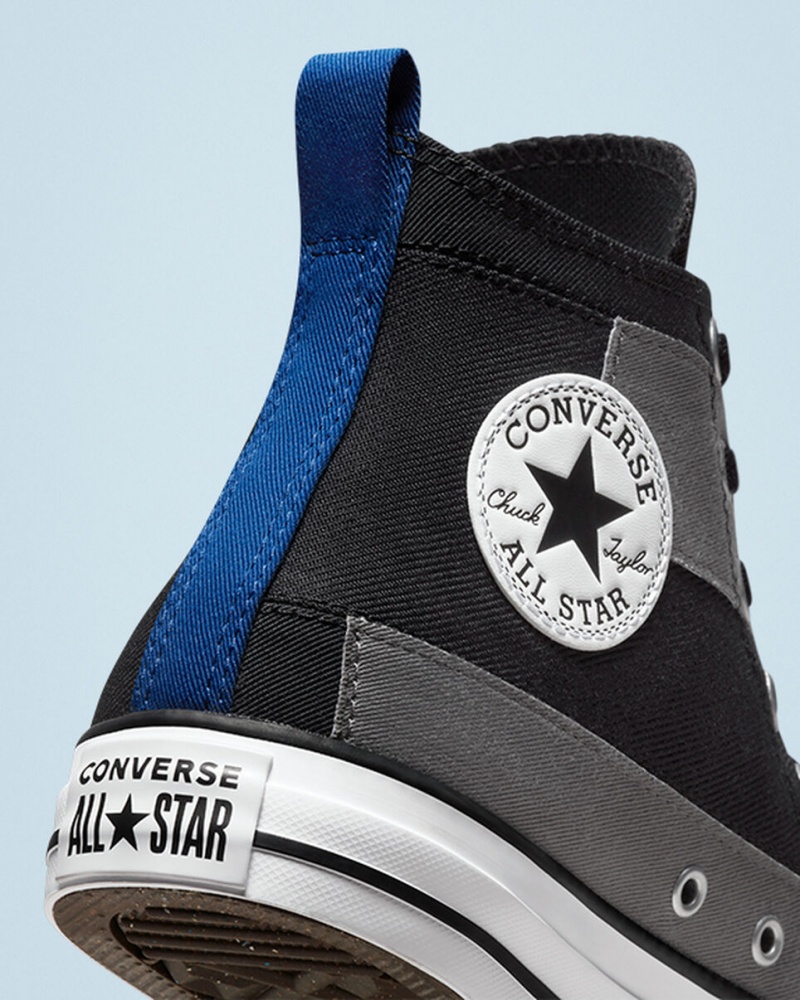 Converse Chuck Taylor All Star Desert Patchwork Zwart Blauw Wit | 376419RWT