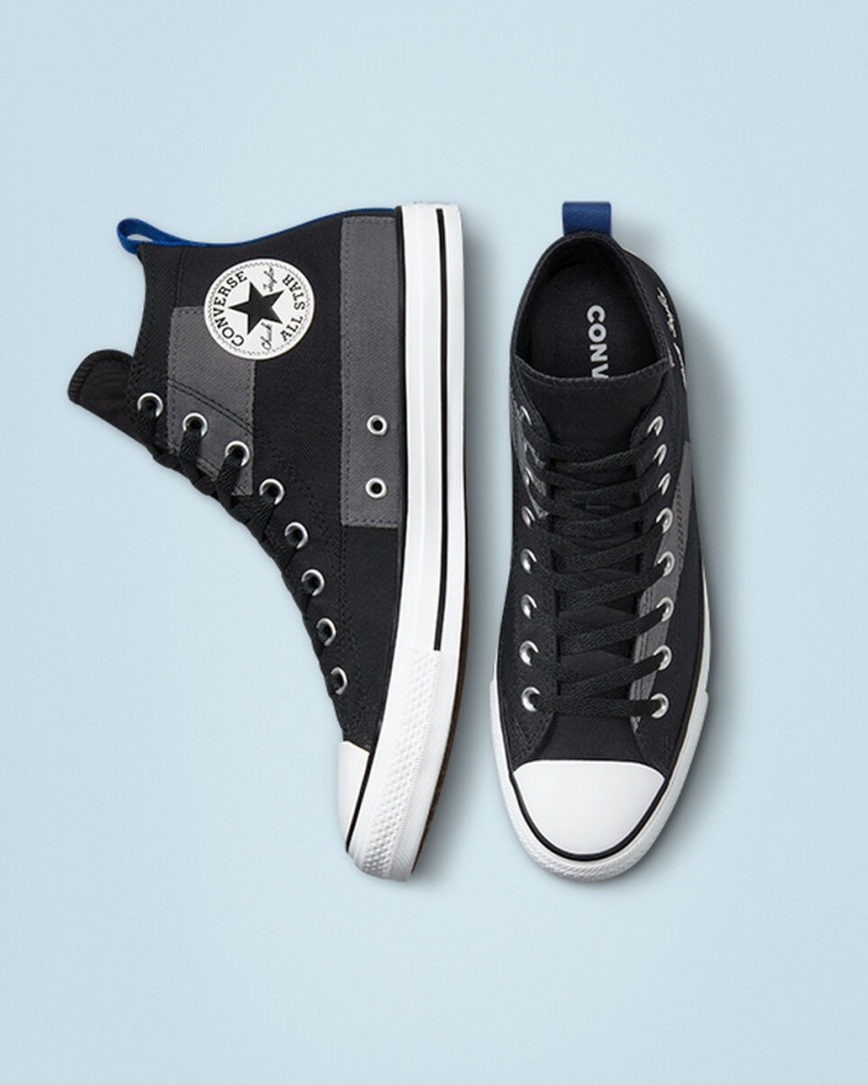 Converse Chuck Taylor All Star Desert Patchwork Zwart Blauw Wit | 376419RWT