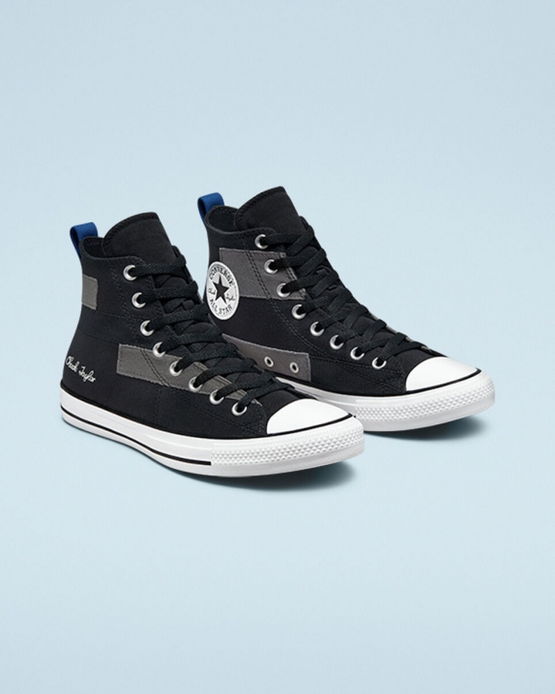 Converse Chuck Taylor All Star Desert Patchwork Zwart Blauw Wit | 376419RWT