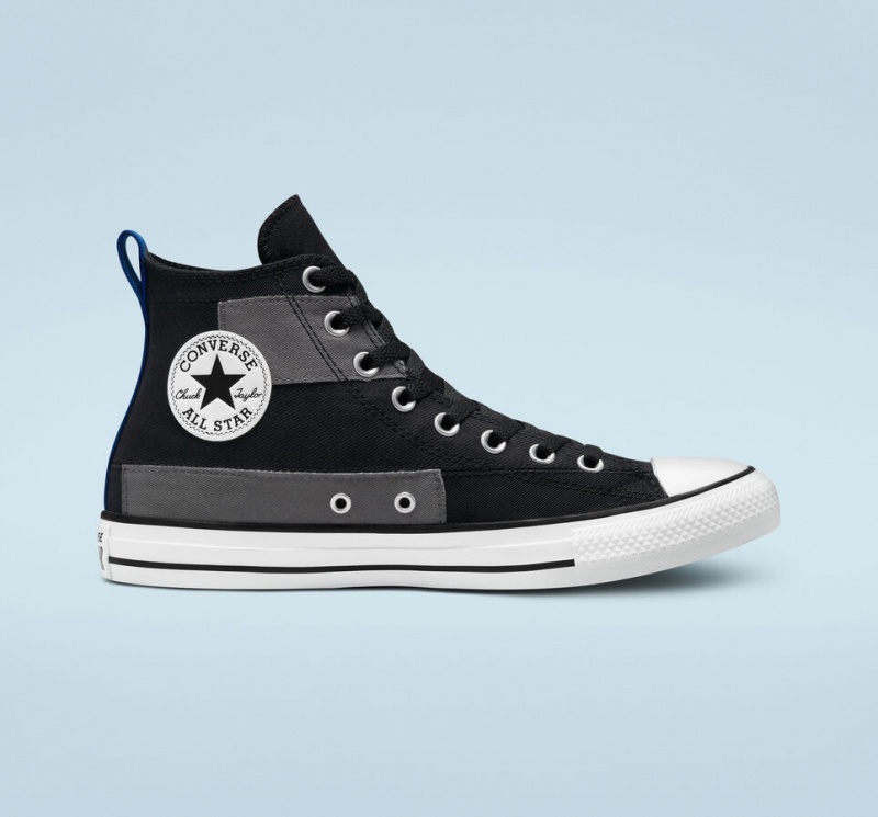 Converse Chuck Taylor All Star Desert Patchwork Zwart Blauw Wit | 376419RWT