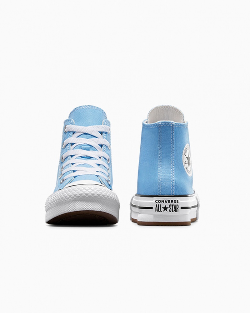 Converse Chuck Taylor All Star EVA Lift Platform Seasonal Color Blauw Wit Zwart | 483057RNP