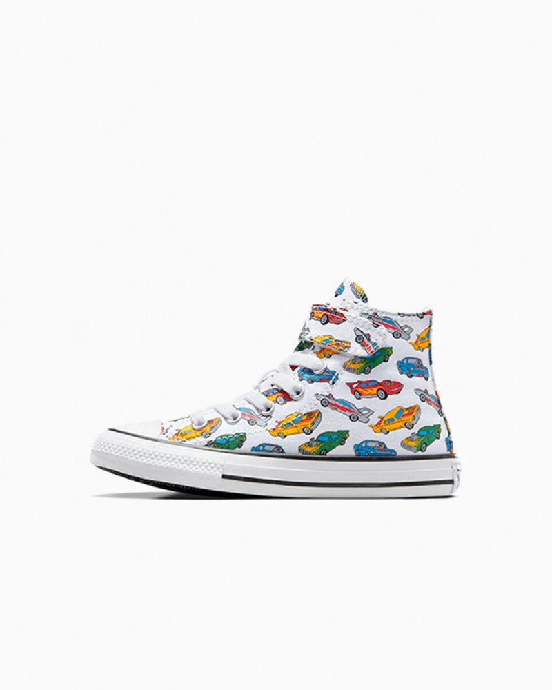 Converse Chuck Taylor All Star Easy-On Cars Wit Geel Rood | 528937RAF