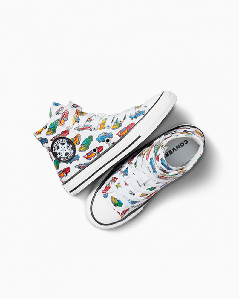 Converse Chuck Taylor All Star Easy-On Cars Wit Geel Rood | 528937RAF