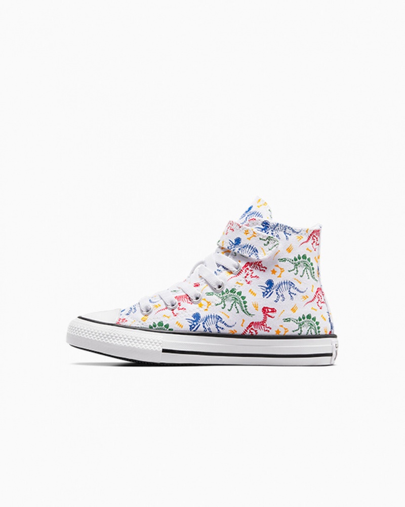 Converse Chuck Taylor All Star Easy-On Dinos Wit Rood Groen | 916785OIY