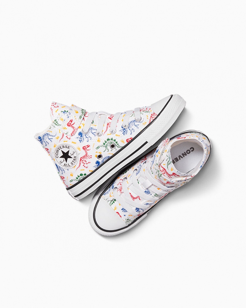 Converse Chuck Taylor All Star Easy-On Dinos Wit Rood Groen | 916785OIY