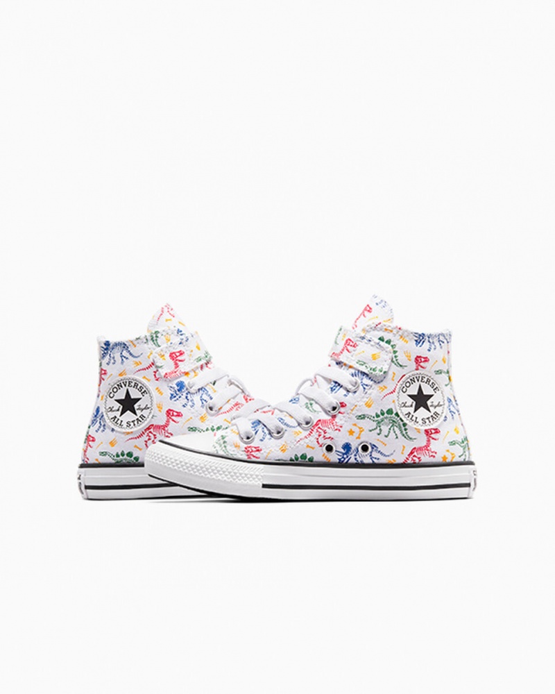 Converse Chuck Taylor All Star Easy-On Dinos Wit Rood Groen | 916785OIY