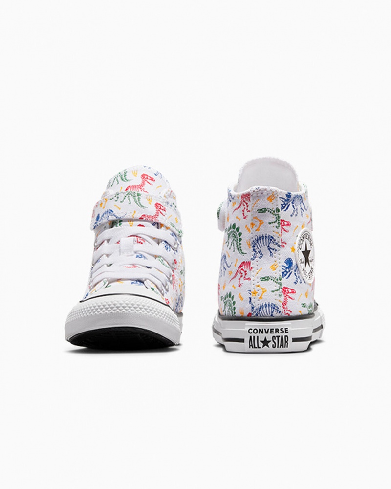 Converse Chuck Taylor All Star Easy-On Dinos Wit Rood Groen | 916785OIY