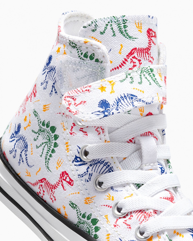 Converse Chuck Taylor All Star Easy-On Dinos Wit Rood Groen | 916785OIY