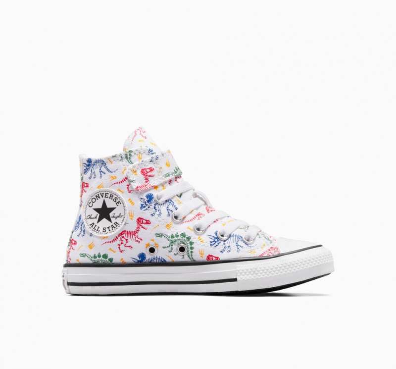 Converse Chuck Taylor All Star Easy-On Dinos Wit Rood Groen | 916785OIY