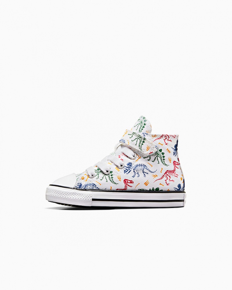 Converse Chuck Taylor All Star Easy-On Dinos Wit Rood Groen | 436908TJM