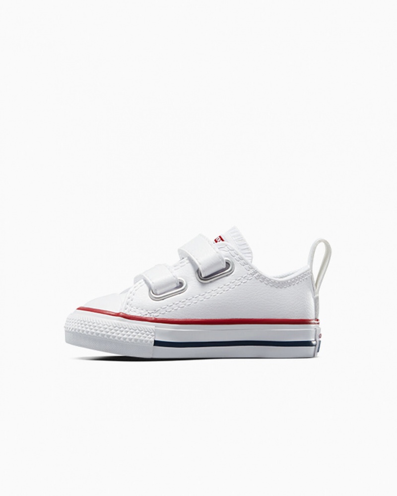 Converse Chuck Taylor All Star Easy-On Leren Wit | 593820NTX