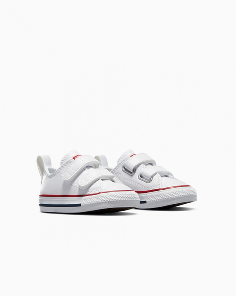 Converse Chuck Taylor All Star Easy-On Leren Wit | 593820NTX