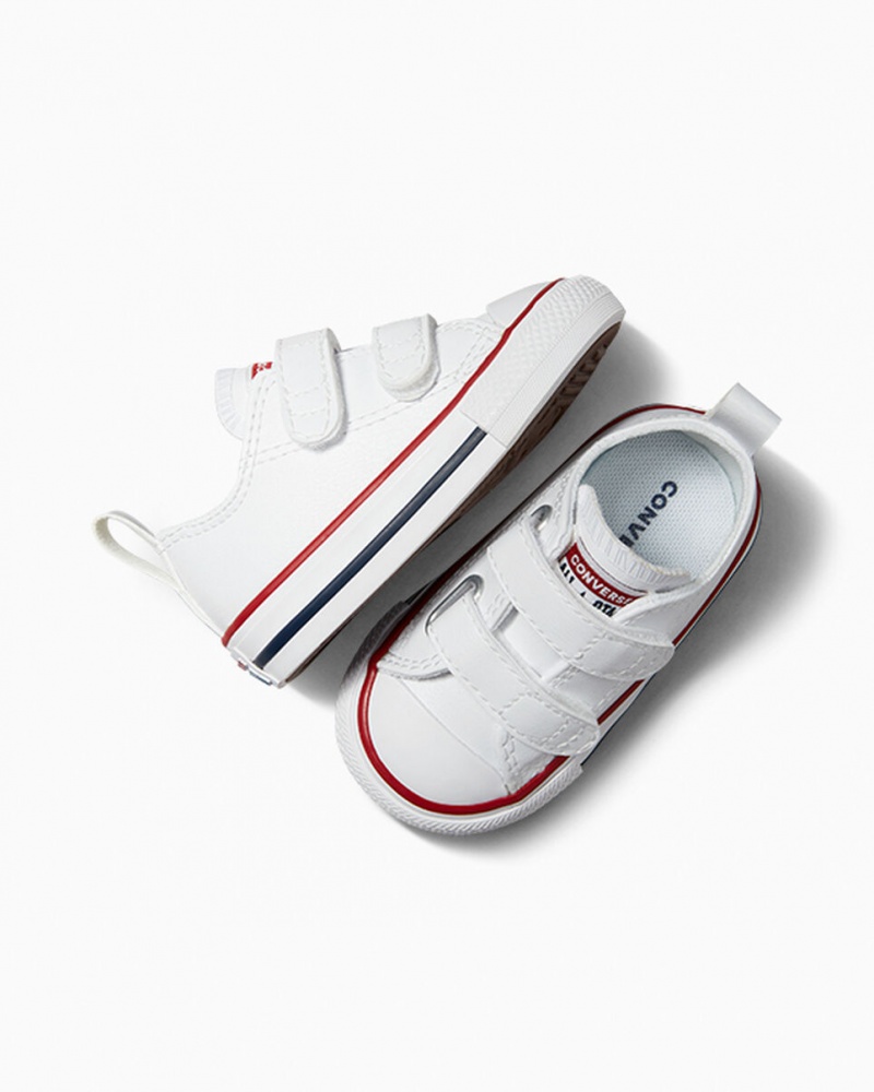 Converse Chuck Taylor All Star Easy-On Leren Wit | 593820NTX