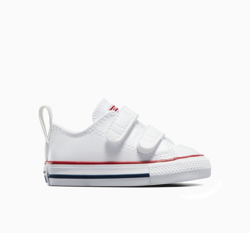 Converse Chuck Taylor All Star Easy-On Leren Wit | 593820NTX