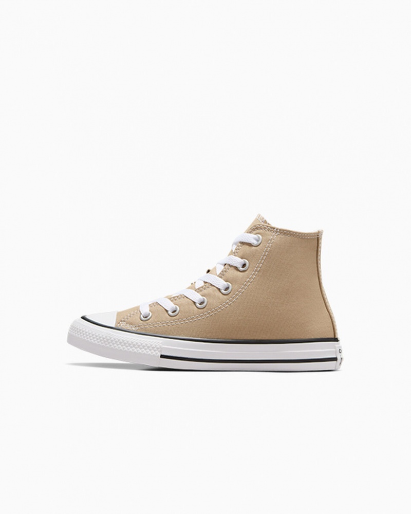 Converse Chuck Taylor All Star Excess Materials Khaki Wit Zwart | 582036CLV