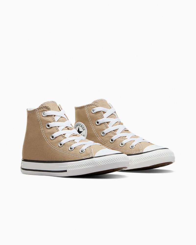 Converse Chuck Taylor All Star Excess Materials Khaki Wit Zwart | 582036CLV