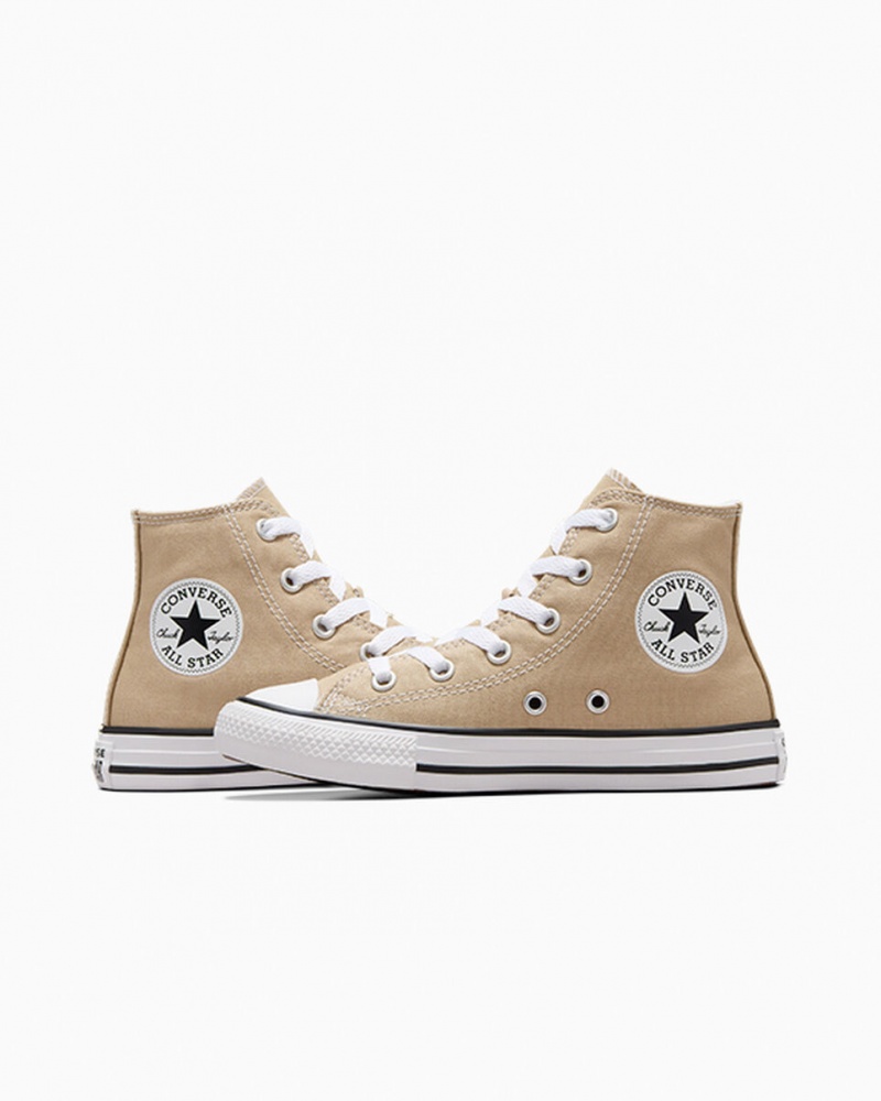 Converse Chuck Taylor All Star Excess Materials Khaki Wit Zwart | 582036CLV